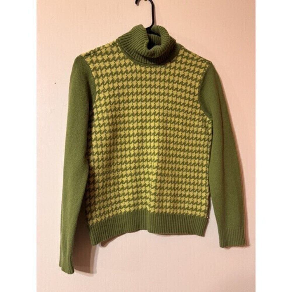Tommy Hilfiger Women’s Y2K Turtleneck Sweater Wool Blend Size Large